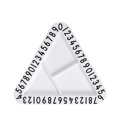 디자인레터스 스낵 플레이트 Design Letters AJ Melamine snack plate triangular