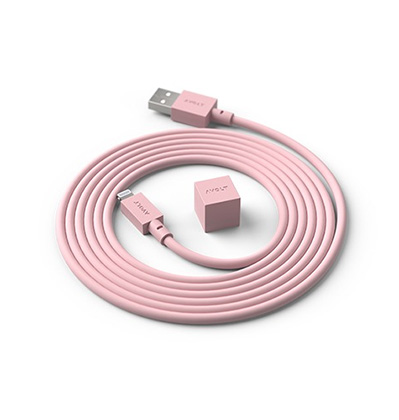 아볼트 케이블 원 올드 핑크 애플 라이트닝 케이블 USB A 타입 1.8m
