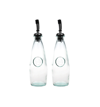 San Miguel Glass Oil Bottle Set - 350ml 오일병 2개입 세트