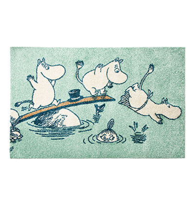 Moomin Diving Mint 120 * 180 cm